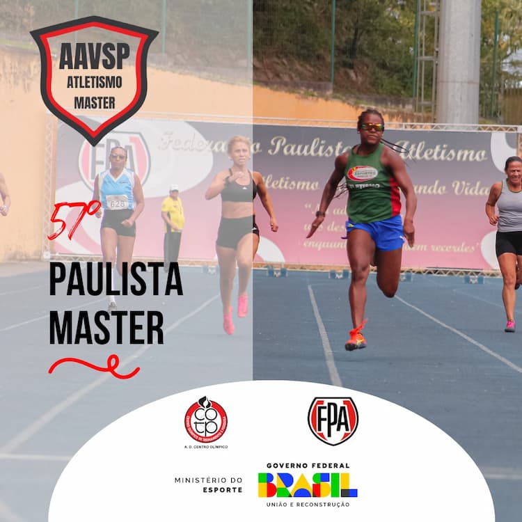 57º Campeonato Paulista de Atletismo Master  reúne cerca de 500 atletas no fim de semana