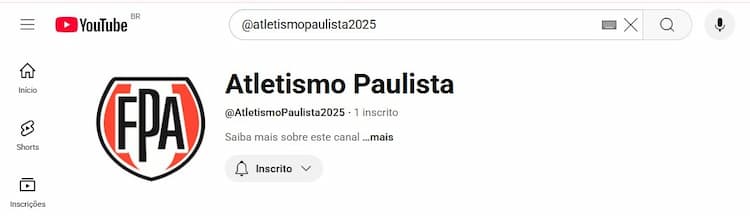 Comunicado Oficial Federação Paulista de Atletismo