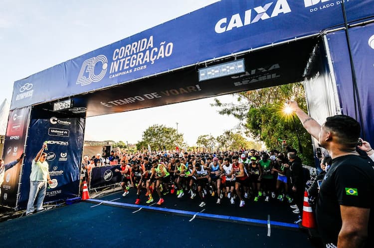 Com 10 km e meia-maratona, segundo dia da 40ª Corrida Integração reúne mais de 9 mil pessoas
